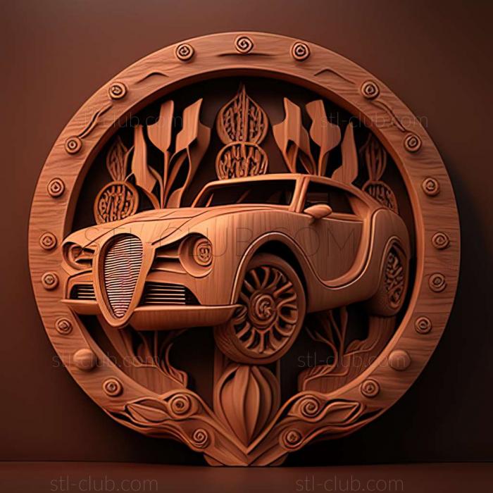 3D model Alfa Romeo Gran Sport Quattroruote (STL)